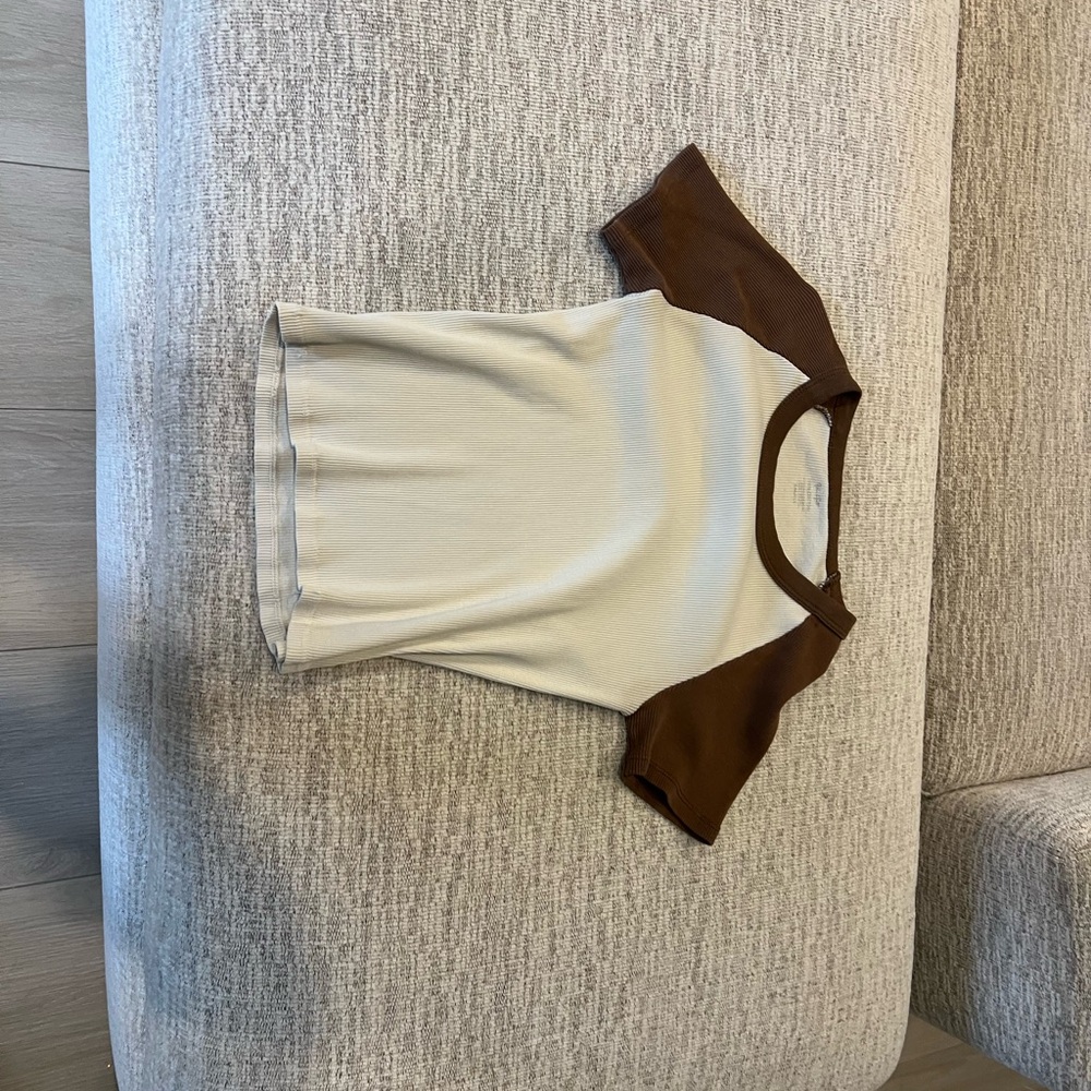 John galt colorblock crop top